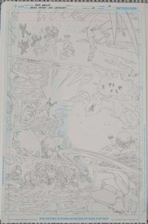 New Guardians Issue 24 Page 17 Pencils by Brad Walker